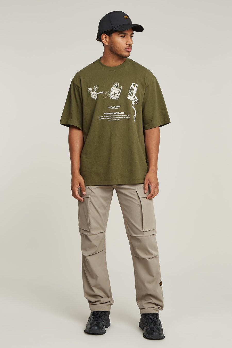 T-shirt à manches courtes - Kaki - G-Star RAW