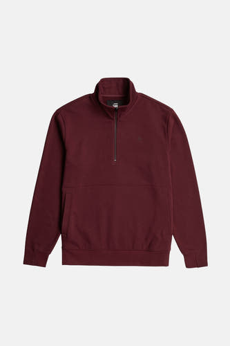 Gilet de Bordeaux de G-Star RAW avec une fermeture éclair courte et un poche poitrine.