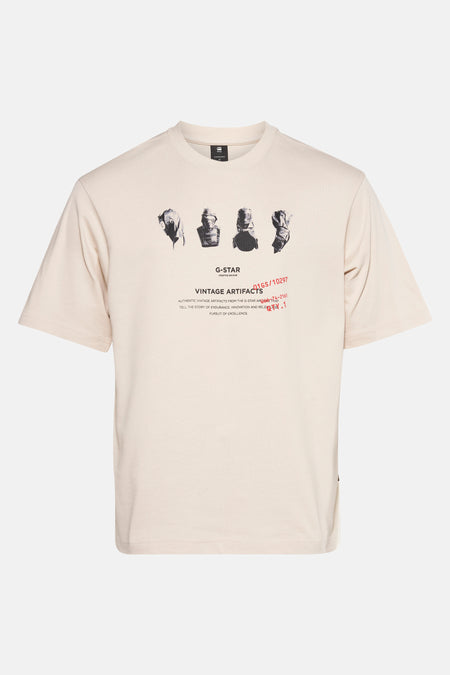 T-shirt (manches courtes) Écru - G-Star RAW