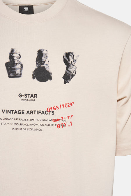 T-shirt (manches courtes) Écru - G-Star RAW
