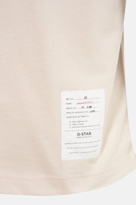 T-shirt (manches courtes) Écru - G-Star RAW