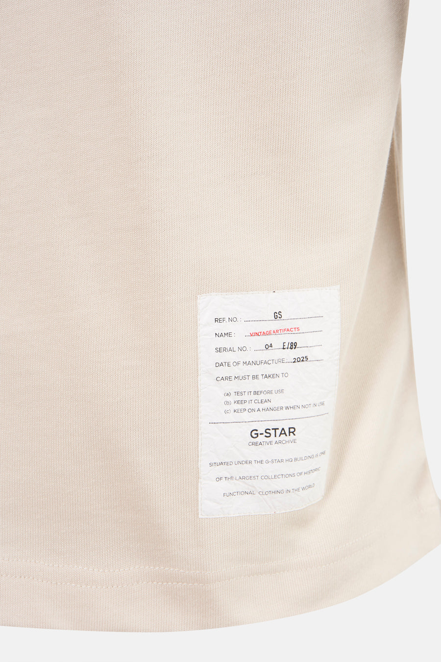 T-shirt à manches courtes - écru