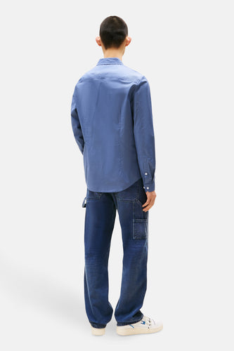 Chemise à manches longues - bleu - TOMMY JEANS