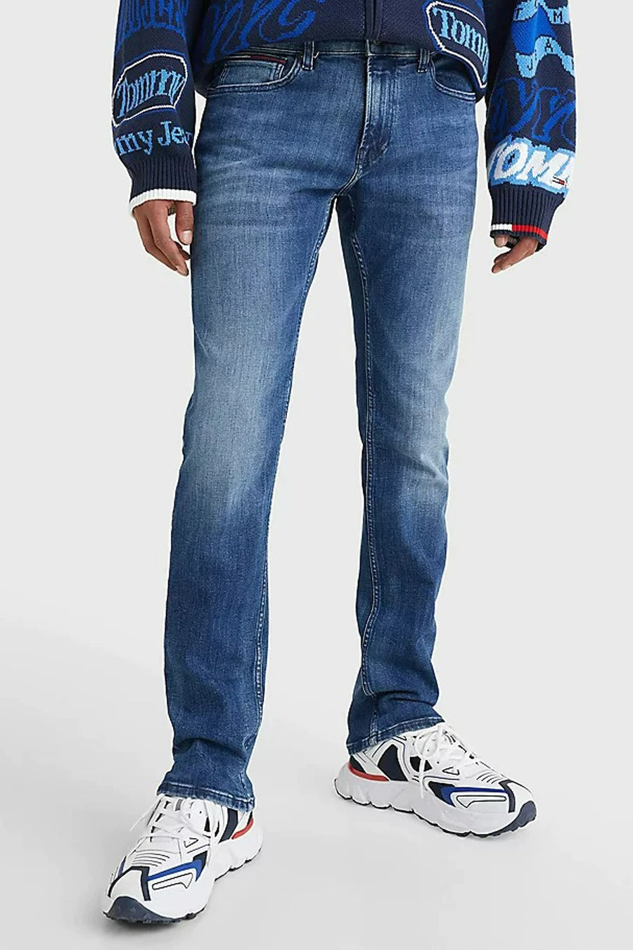 SCANTON - denim bleu moyen