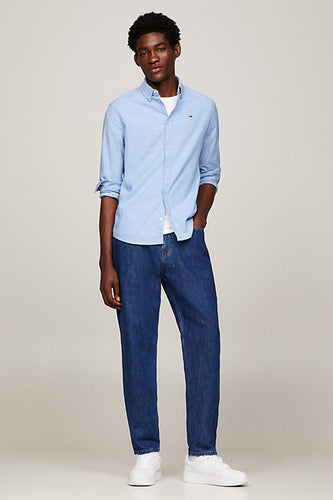 Chemise &agrave; manches longues - bleu - TOMMY JEANS