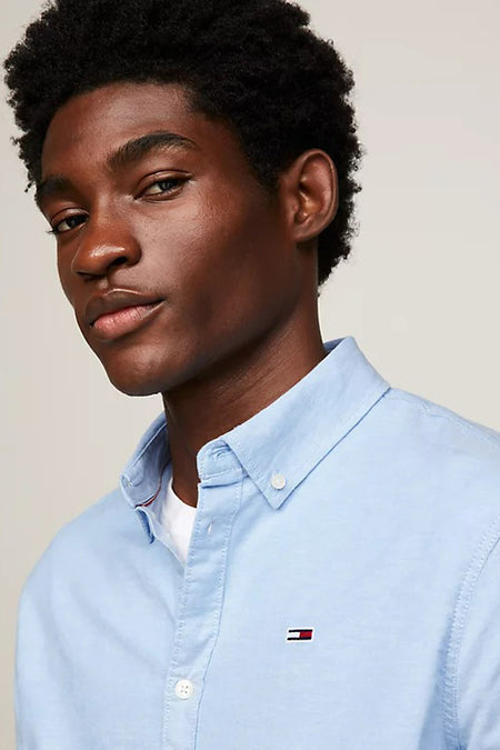 Chemise (manches longues) Bleu - TOMMY JEANS