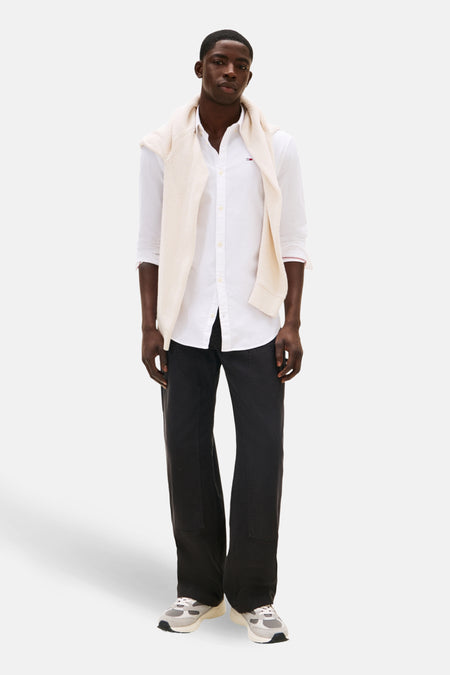 Chemise à manches longues - blanc