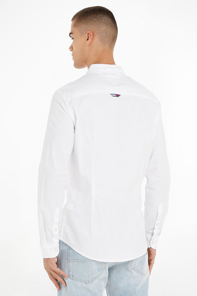 Chemise à manches longues - blanc