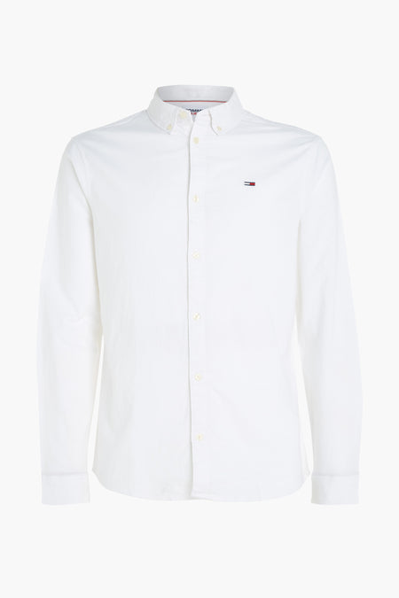 Chemise (manches longues) Blanc - TOMMY JEANS