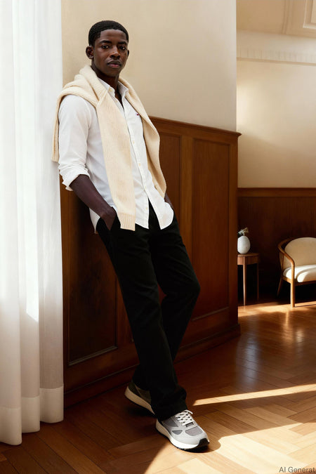 Chemise à manches longues - blanc