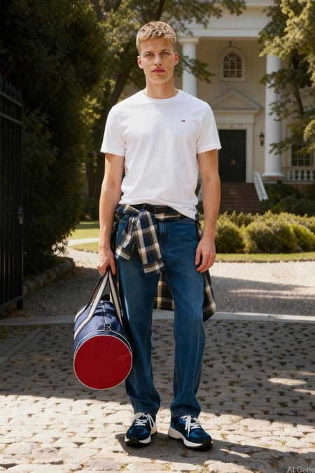 T-shirt (manches courtes) blanc - TOMMY JEANS