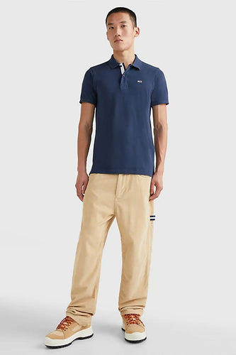 Polo - bleu - TOMMY JEANS - 7
