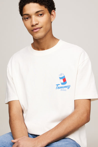 T-shirt (manches courtes) Écru - TOMMY JEANS