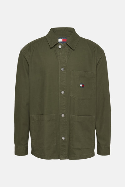 Chemise (manches longues) Vert - TOMMY JEANS