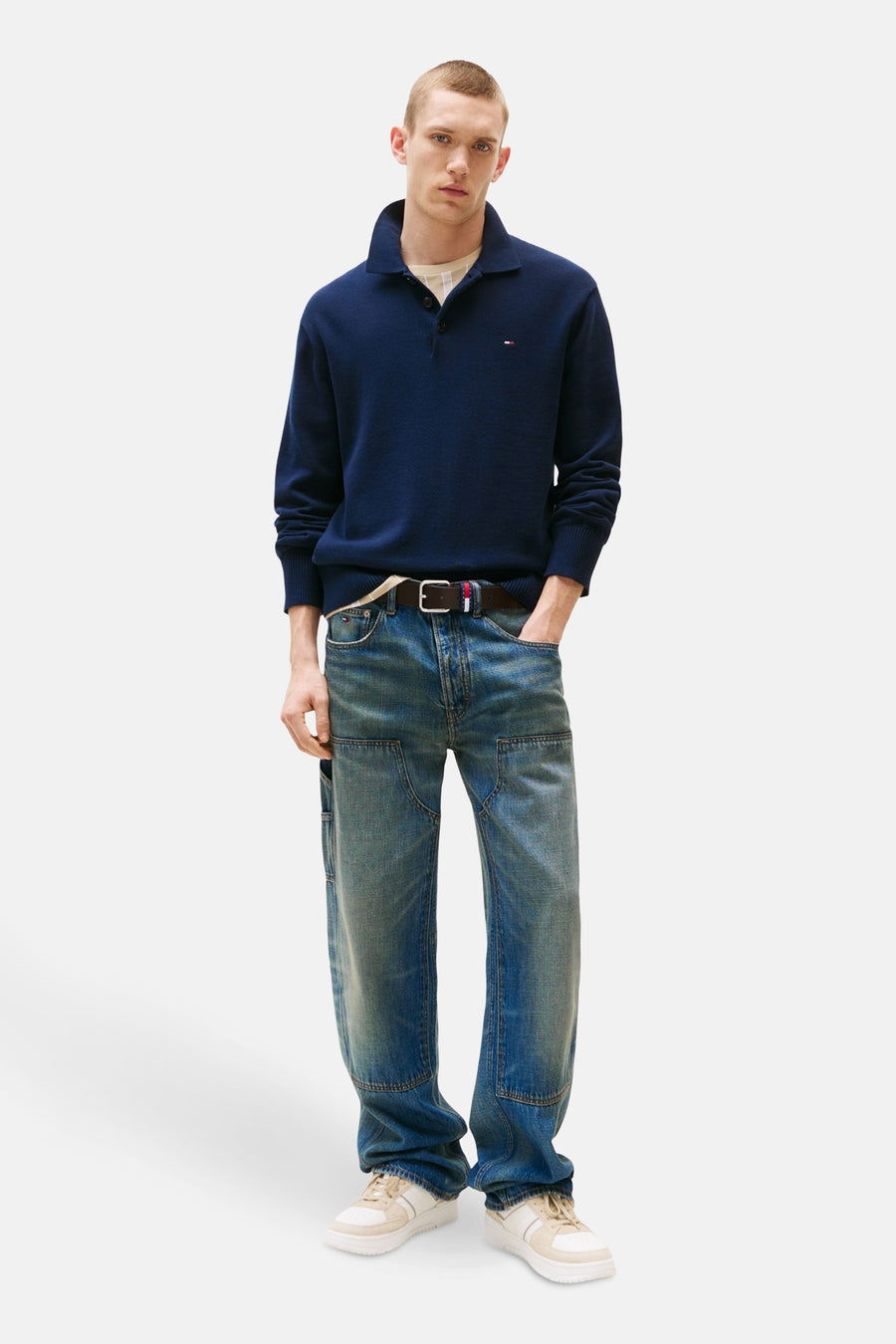 Pull bleu - TOMMY JEANS - TOMMY JEANS