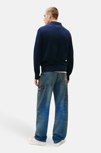 Pull bleu - TOMMY JEANS - TOMMY JEANS