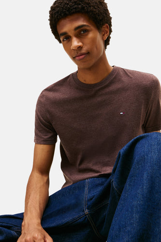 T-shirt à manches courtes - brun - TOMMY JEANS