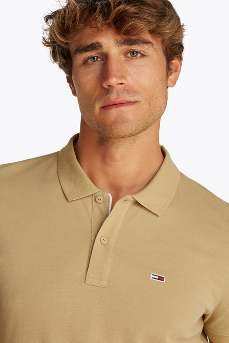 Polo à manches courtes - beige