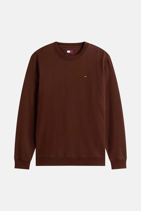 Sweat col O brun - TOMMY JEANS