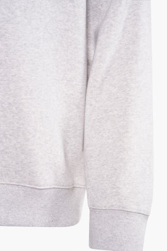 Pull gris TOMMYMY JEANS, avec man long et et bord côte.