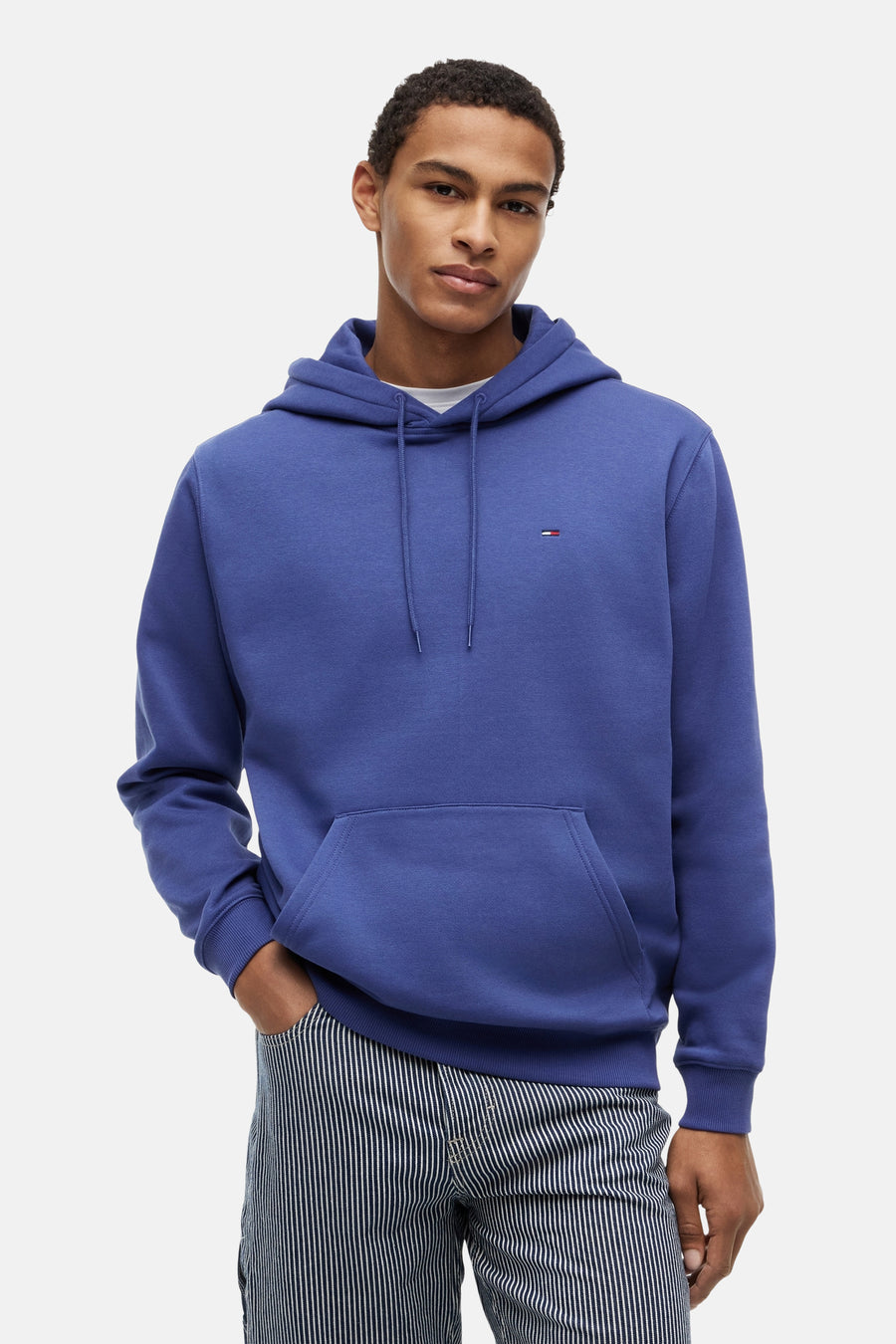 Sweat à capuche bleu - TOMMY JEANS