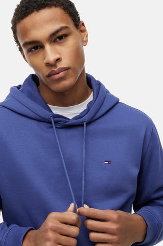 Sweat à capuche bleu - TOMMY JEANS