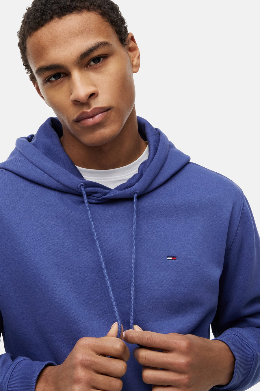 Sweat à capuche bleu - TOMMY JEANS