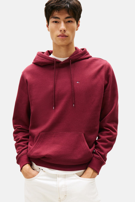 Sweat à capuche rouge - TOMMY JEANS