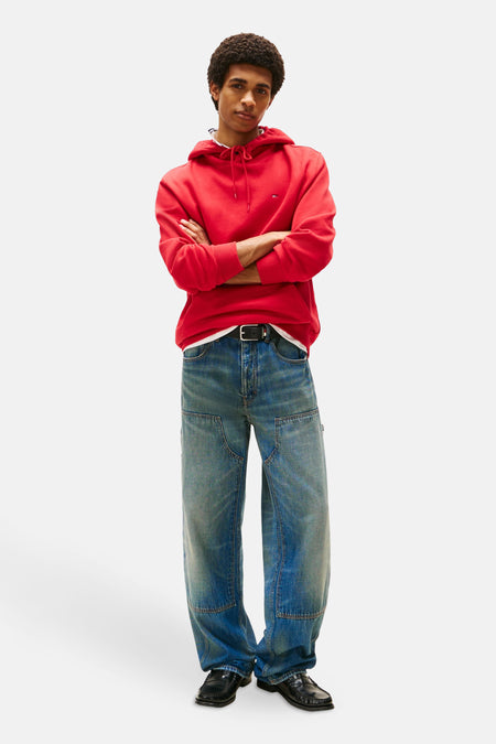 Sweat à capuche Rouge - TOMMY JEANS