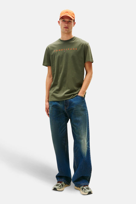 T-shirt (manches courtes) vert - TOMMY JEANS