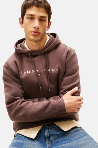 Sweat à capuche brun - TOMMY JEANS