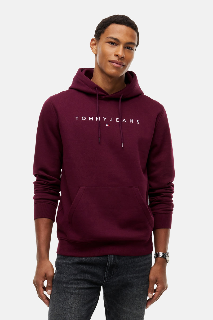 Sweat à capuche mauve - TOMMY JEANS