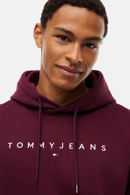 Sweat à capuche mauve - TOMMY JEANS