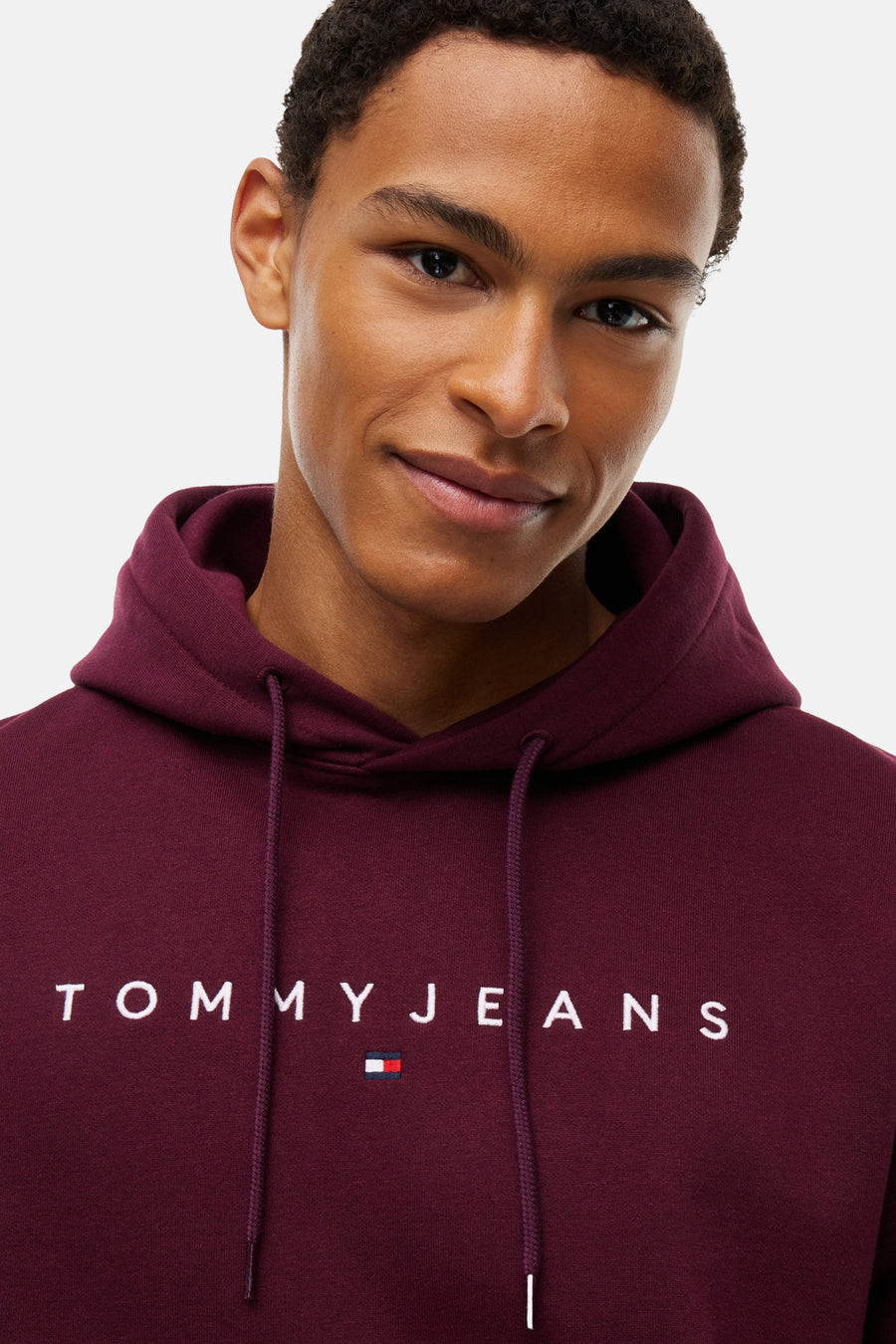 Sweat à capuche mauve - TOMMY JEANS
