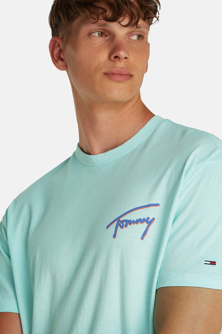 T-shirt (manches courtes) Bleu - TOMMY JEANS