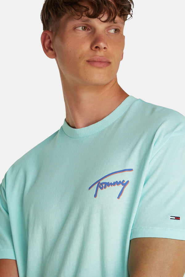 T-shirt (manches courtes) Bleu - TOMMY JEANS