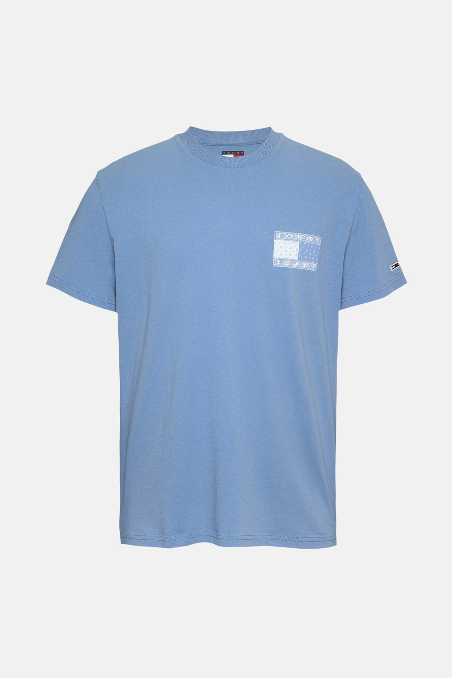 Blauw Tommy Hilfiger T-shirt met logo.