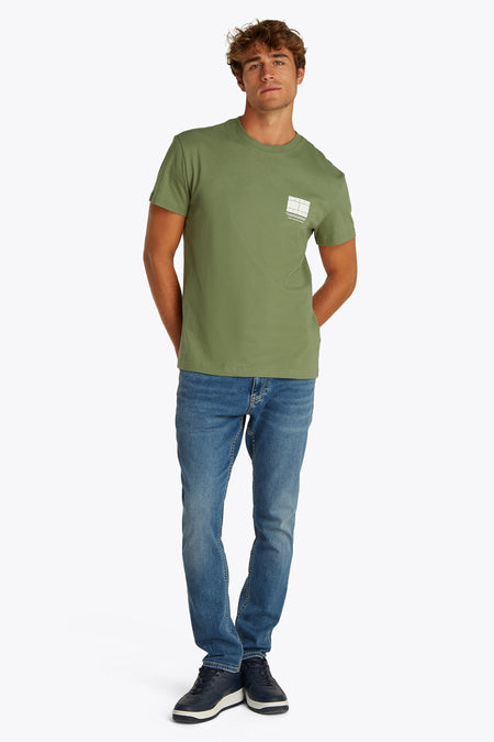 T-shirt (manches courtes) Vert - TOMMY JEANS