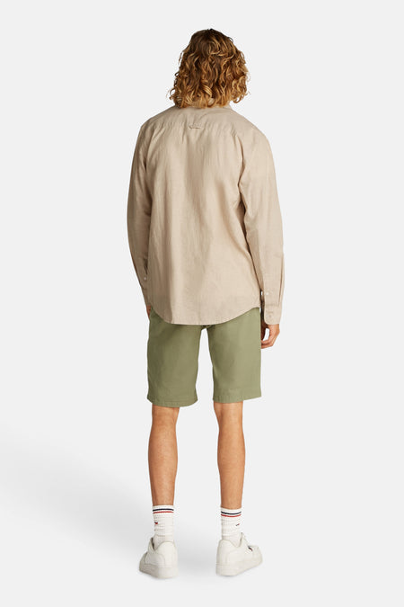 Chemise à manches longues - beige