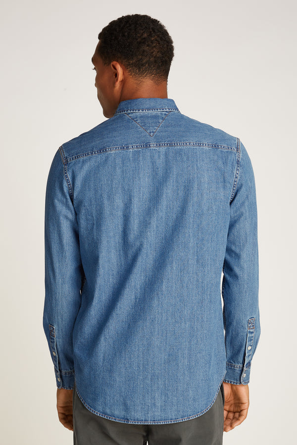 Chemise en jean Bleu - TOMMY JEANS
