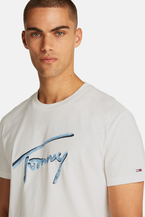 T-shirt (manches courtes) Blanc - TOMMY JEANS