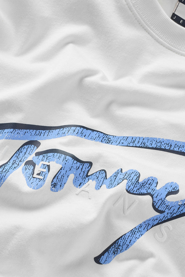 T-shirt (manches courtes) Blanc - TOMMY JEANS