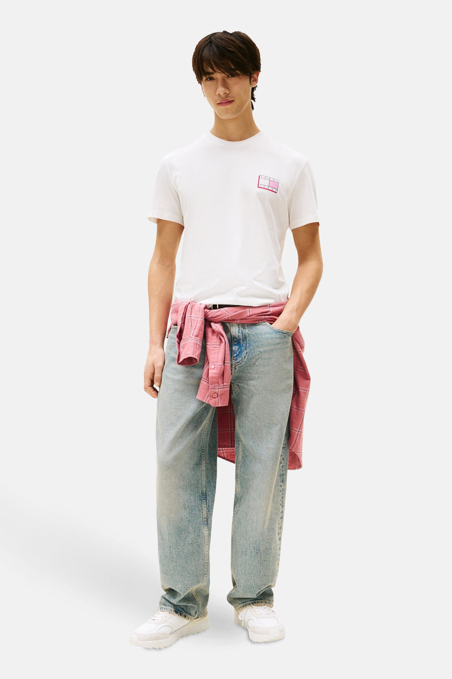 T-shirt à manches courtes - Écru - TOMMY JEANS