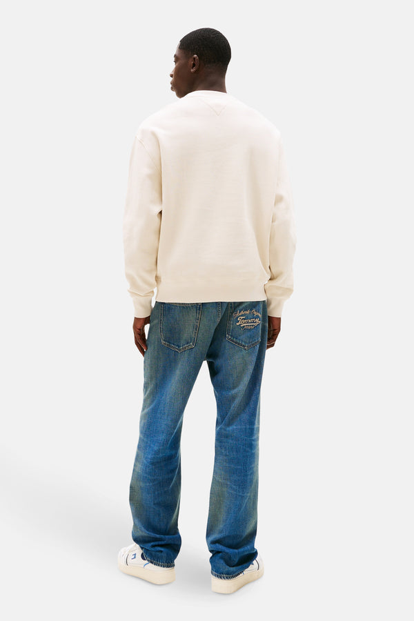 Sweat col O Beige - TOMMY JEANS
