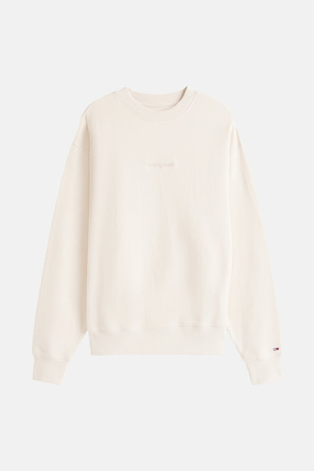 Sweat col O Beige - TOMMY JEANS