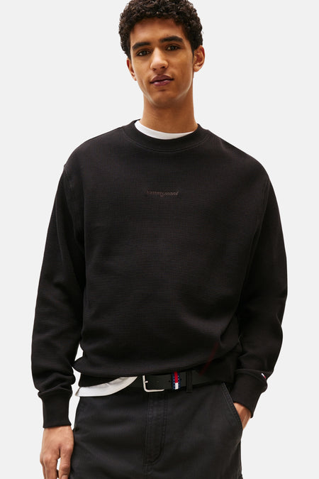 Sweat col O Noir - TOMMY JEANS