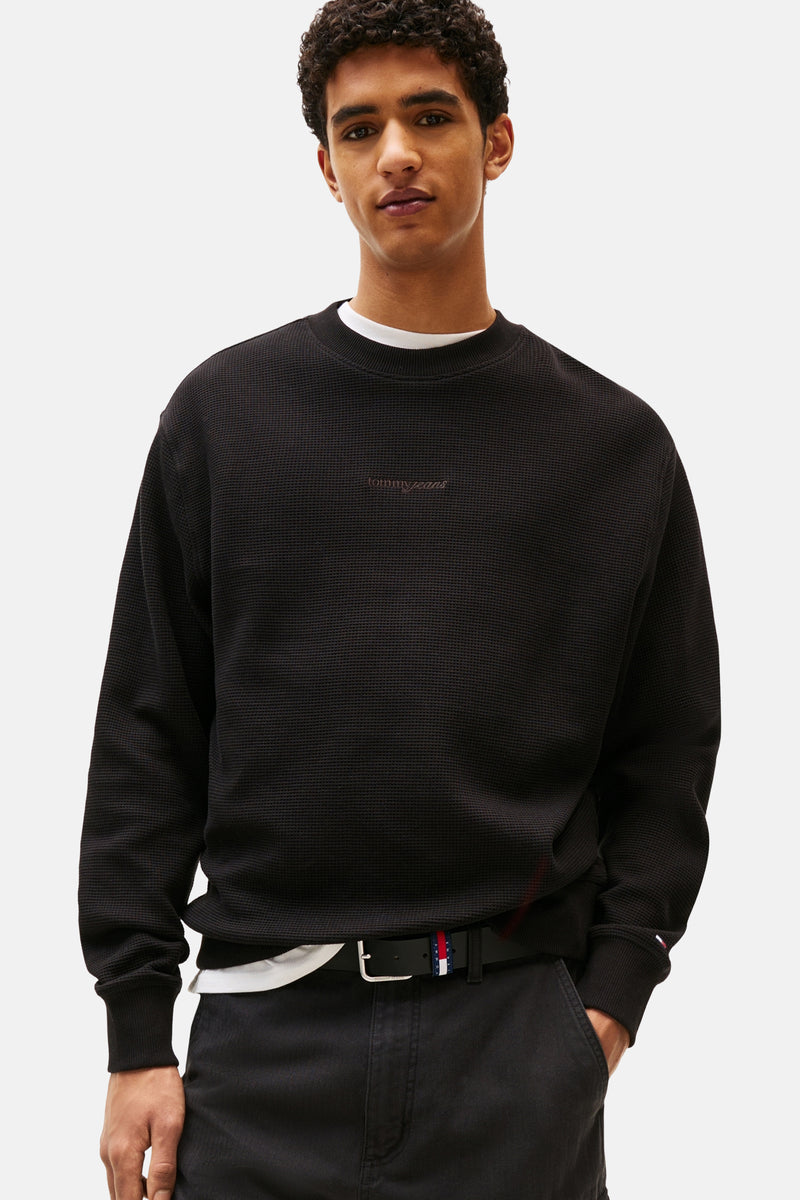 Sweat col O Noir - TOMMY JEANS