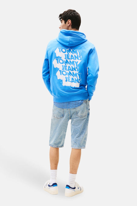 Sweat à capuche Bleu - TOMMY JEANS