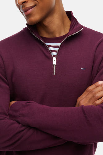 Pull à col roulant - Bordeaux