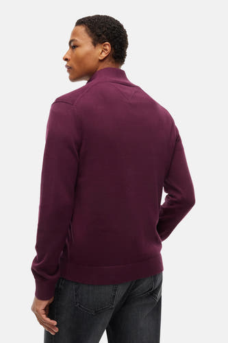 Pull à col roulant - Bordeaux